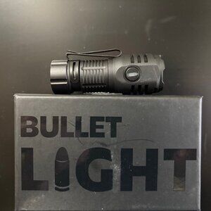 The Bullet Light Flashlight, Black, New